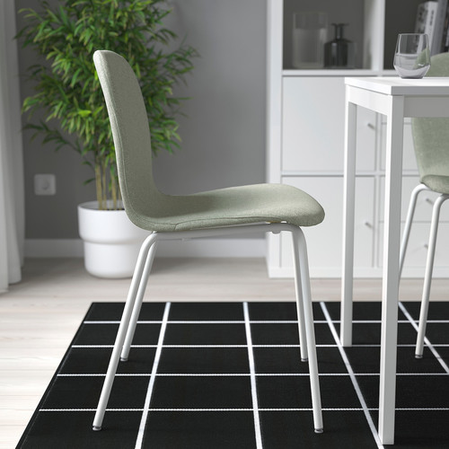 KARLPETTER Chair, Gunnared light green/Sefast white