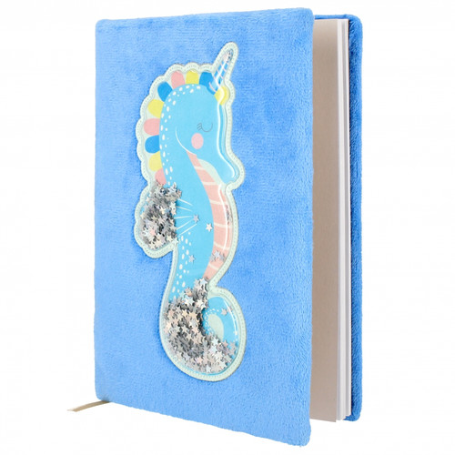 Plush Notebook Seahorse