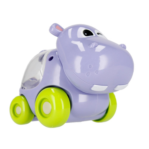 Bam Bam Cartoon Slide Car with Rattle Hippo 6m+