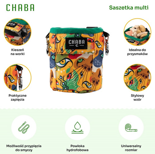 CHABA Dog Snack Pouch Story III Multi 2in1 Jumbo