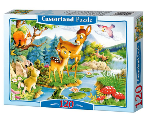 Castorland Children's Puzzle Little Deers 120pcs 6+