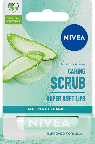 NIVEA Caring Lip Scrub For Super Soft Lips - Aloe Vera