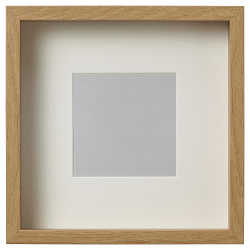 SANNAHED Frame, oak effect, 25x25 cm