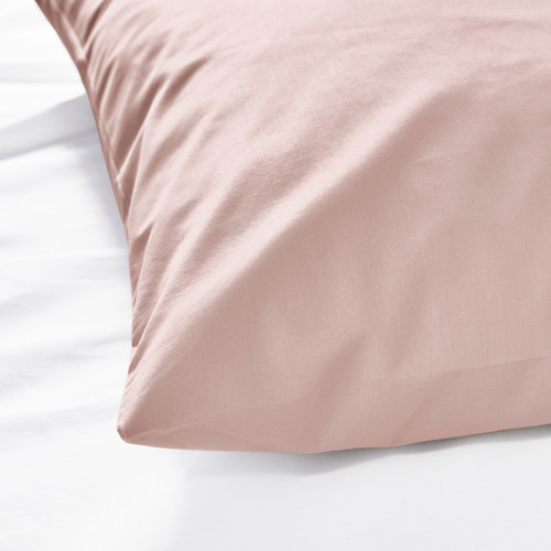 DVALA Pillowcase, light pink, 50x60 cm