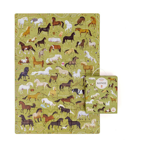 Czu Czu Jigsaw Puzzle Puzzlove Horses 60pcs 4+