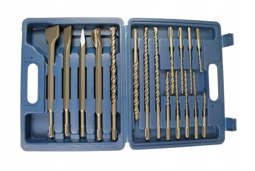 Silver Drill Bit Set, 17pcs