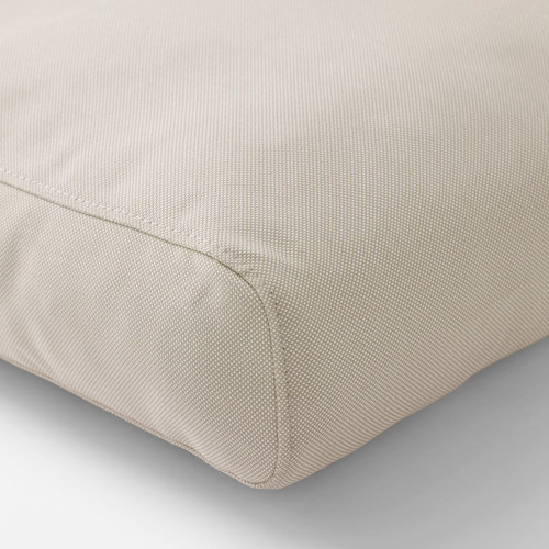 FRÖSÖN Cover for back cushion, outdoor beige, 62x44 cm