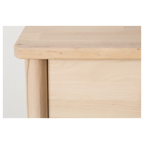 BJÖRKSNÄS Chest of 5 drawers, birch, 90x90 cm