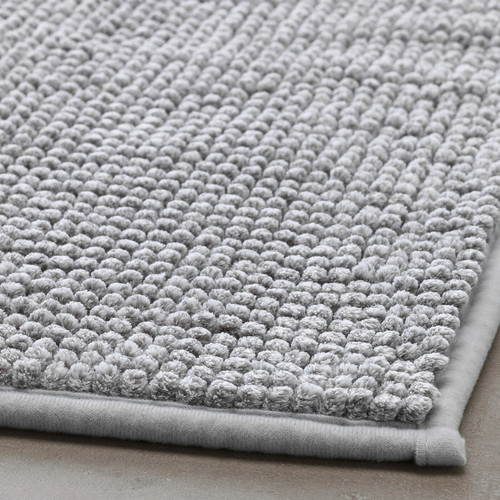 TOFTBO Bath mat, grey-white mélange. 50x80 cm