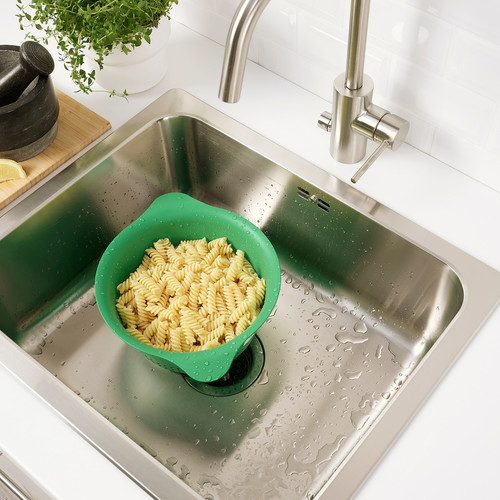 UPPFYLLD Colander, bright green, 24 c