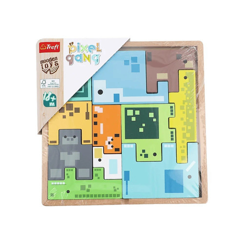 Wooden Puzzle  Pixel Gang 18m+