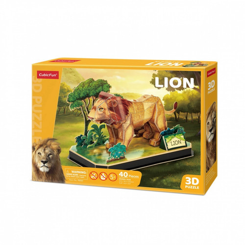 Cubic Fun 3D Puzzle Animals Lion 5+