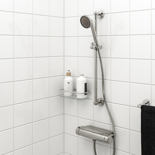 VOXNAN Riser rail with handshower kit, chrome-plated