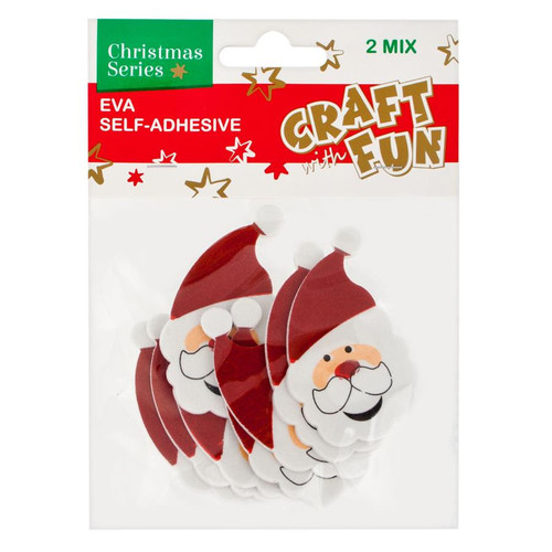 Christmas Decorations Eva Glitter Self-Adhesive Stickers, 1 set, assorted