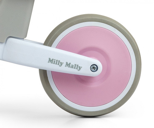 Milly Mally Balance Bike Velo, pink-grey, 18m+