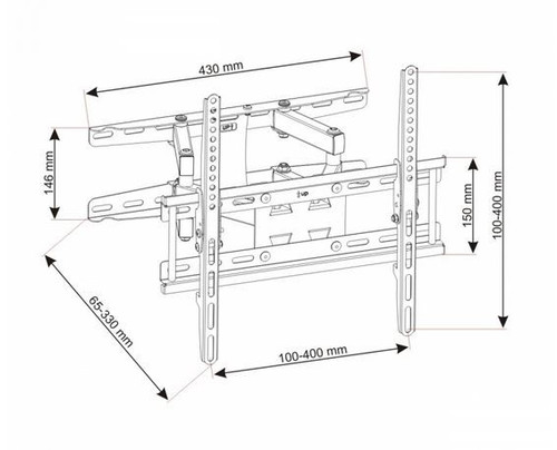 ART TV Bracket LCD 23-60" 45kg UX150