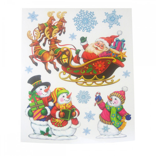 Christmas Stickers 295x410, 1 set, assorted