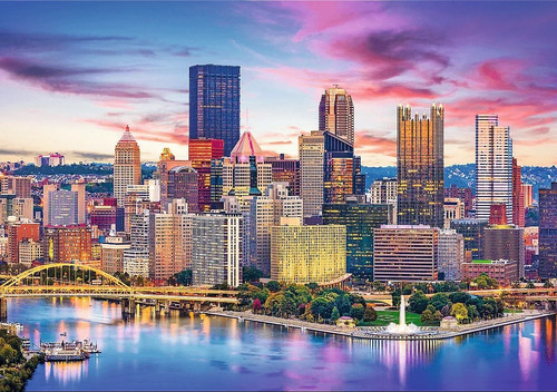 Trefl Jigsaw Puzzle Pittsburgh, Pennsylvania, USA 1000pcs 12+