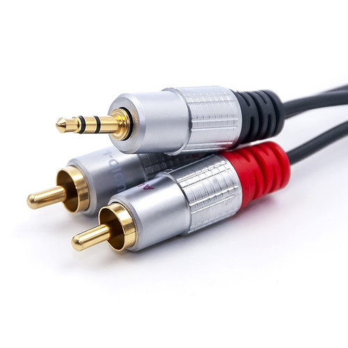 Qoltec Cable 2xRCA Mini Jack 3.5mm