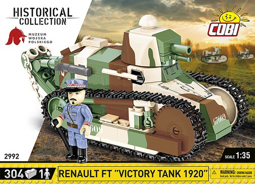 Cobi Blocks Renault FT Victory Tank 1920 304pcs 8+