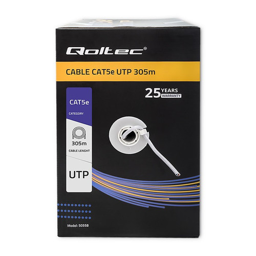 Qoltec Patchcord UTP Cable CAT5E, 305m