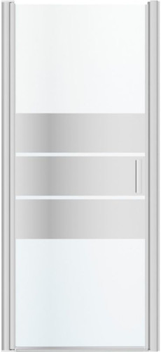 GoodHome Shower Door Beloya 90 cm, chrome/mirror glass