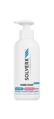 SOLVERX Hand Soap for Atopic & Sensitive Skin Deep Ocean 250ml