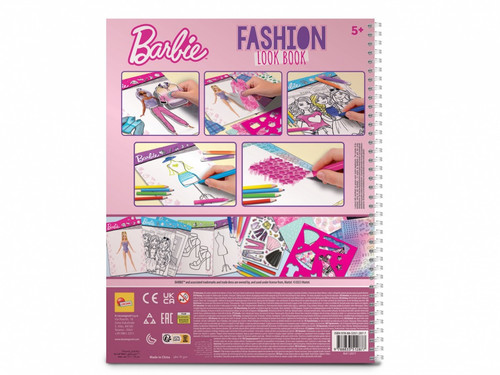 Lisciani Fashion Look Sketchbook Barbie 5+