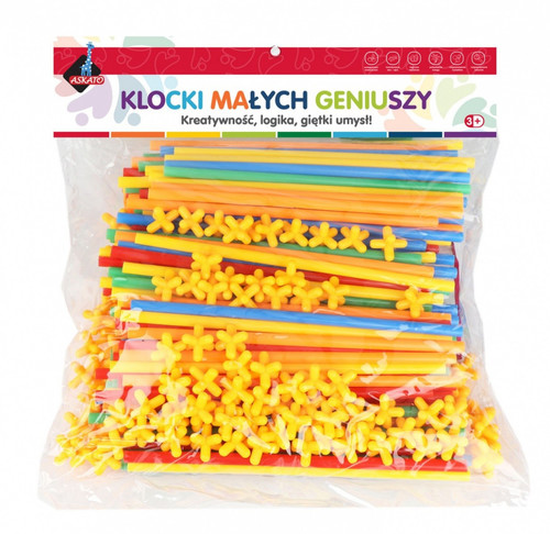 Askato Building Blocks Straws 300pcs, 3+