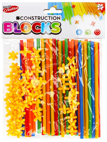 Construction Blocks Straws 3+