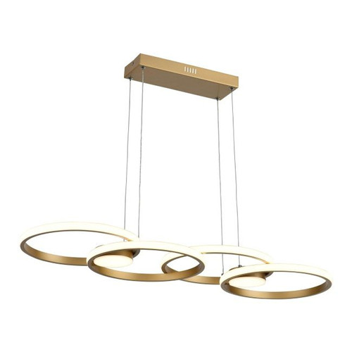 Pendant Lamp Audia 3840lm 4000K, matt gold