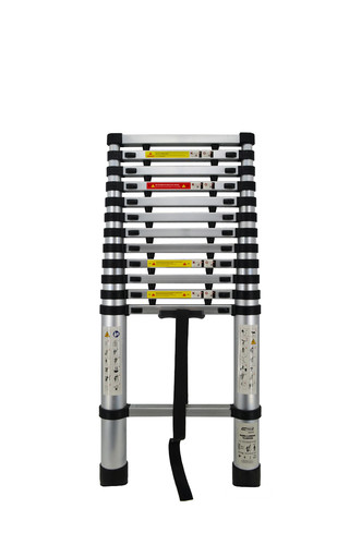 AW Telescopic Aluminium Ladder 3.8m 13 Steps