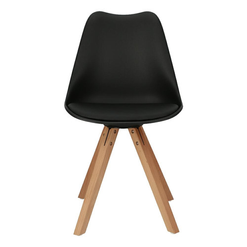 Dining Chair Norden Star Square, natural/black