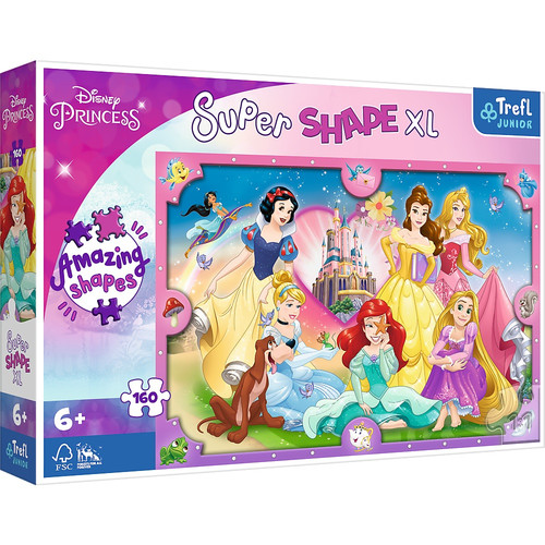 Trefl Junior Puzzle Super Shape XL Disney Princess 160pcs 6+