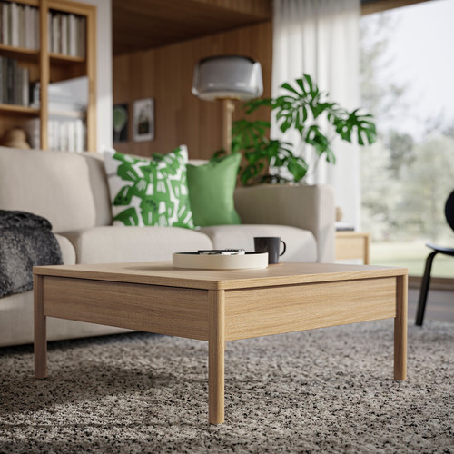 TONSTAD Coffee table, oak veneer, 84x82 cm