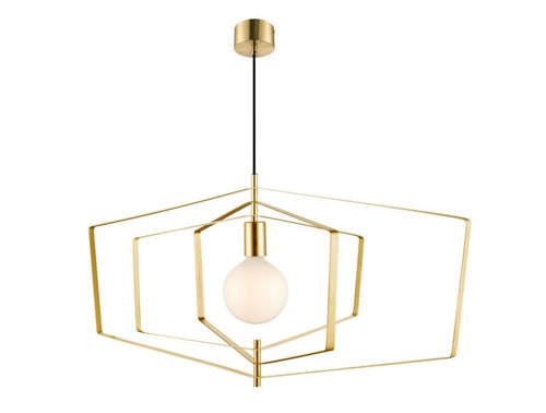 GoodHome Pendant Lamp Nedoki E27 90cm, brass