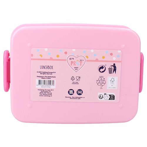 Pret Lunch Box Unicorn Heart Pink