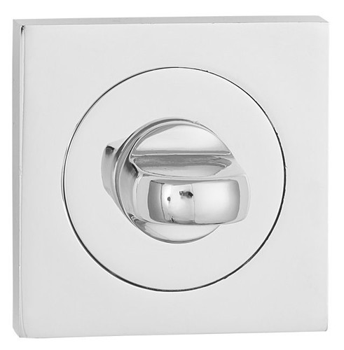 Door Escutcheon Quadro-QR, square, chrome