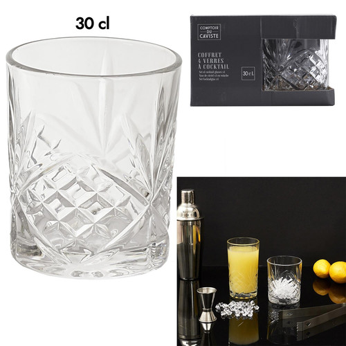 Glass Bohemia 340ml 4pcs