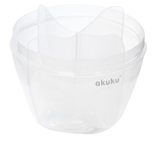 AKUKU Container For Formula Milk Powder 4 Chambers Grey