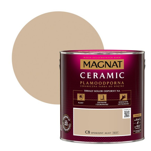 Magnat Ceramic Interior Ceramic Paint Stain-resistant 2.5l, calm agate