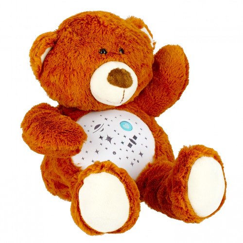 Baby Night Projector Plush Bear 0+