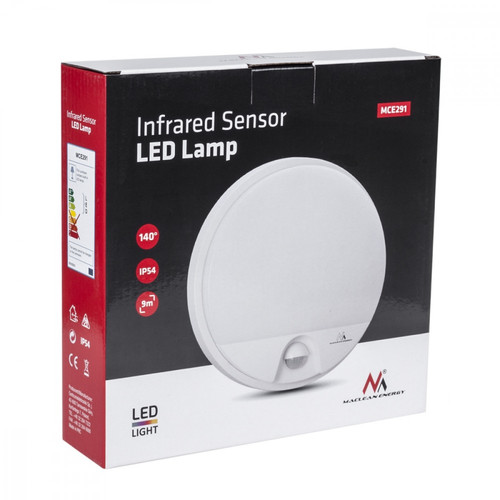 MacLean LED Lamp with IR Motion Sensor MCE291 W