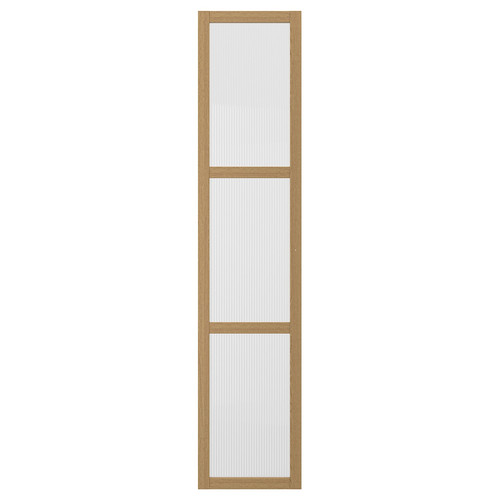 TONSTAD Door, oak/veneer glass, 50x229 cm