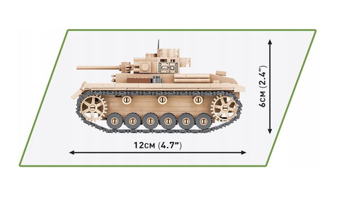 Cobi Blocks Panzer III Ausf. J 292pcs 7+