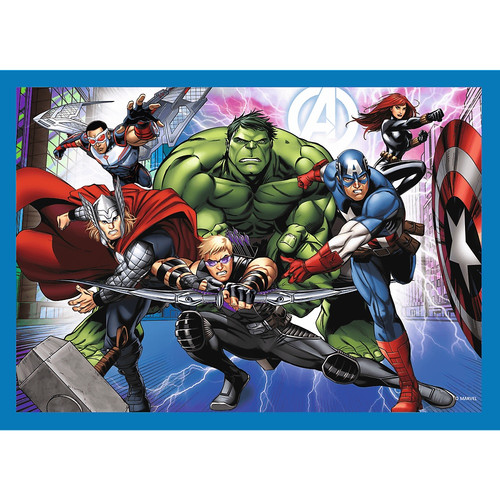 Trefl Children's Puzzle Avengers 4in1 4+