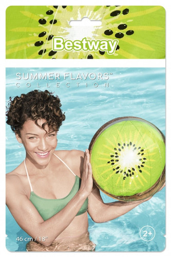 Bestway Inflatable Beach Ball Fruit 46cm, 1pc, assorted patterns, 2+