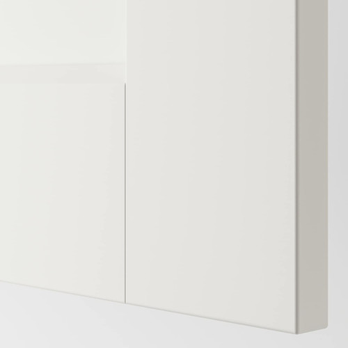 GRIMO Door with hinges, white, 50x229 cm