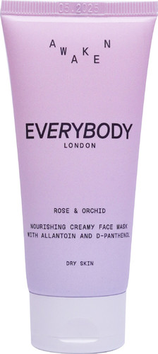 EVERYBODY Awaken Nourishing Creamy Face Mask for Dry Skin Rose & Orchid 94% Natural 50ml