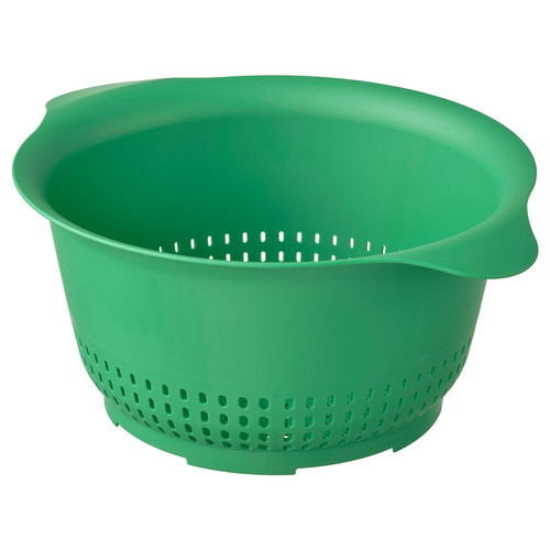 UPPFYLLD Colander, bright green, 24 c